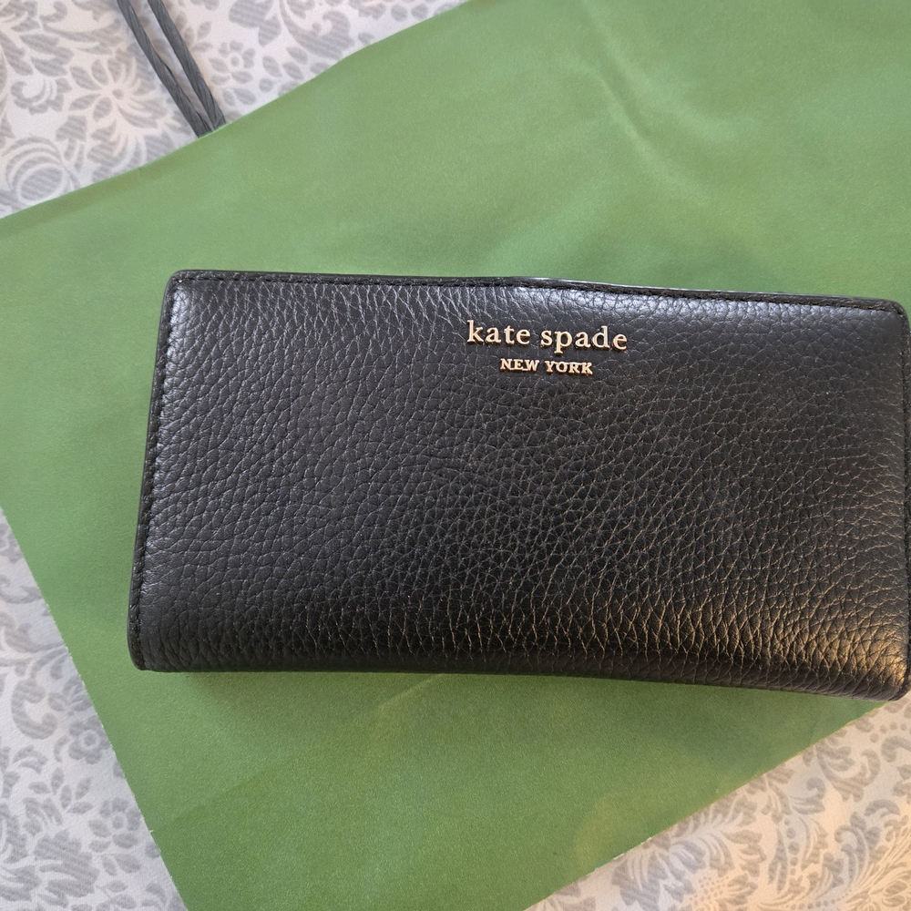 Kate Spade Black Leather Wallet